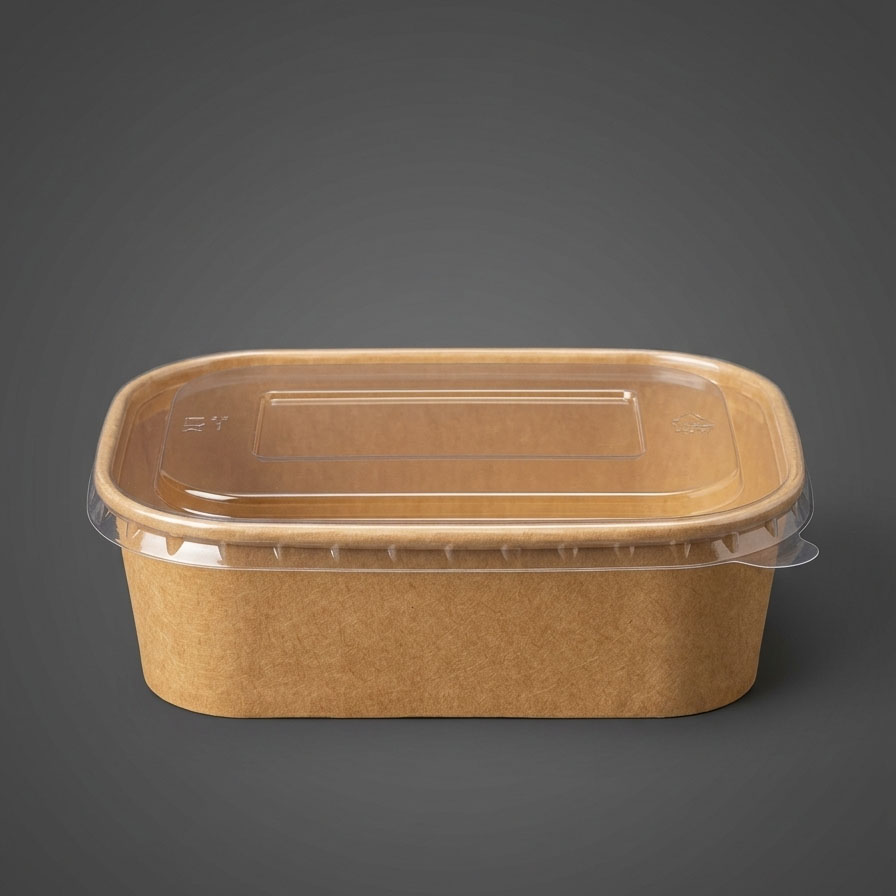 kraft lunch box 650ml with lid
